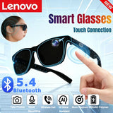 Lenovo Bluetooth5.4 AI Smart Camera Glasses 8K Photo Recording Remote Control Touch Translator Voice Assistant Wireless Sunglass