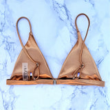5 Colors Satin High Leg Cut Brazilian Two-Pieces Bikini Set Bikini Female Swimsuit Bathing Suit Women Swimwear Bather Swim V4964