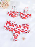ZRTAK Sexy 2026 Floral Bikini Micro Thongs Bathing Suit Swimsuit Women Biquini Bandage Beachwear Swimwear 2 Piece Bikini Sets