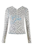 Iamgia New Front Shoulder Slim Fit Letter Printed Open Line Design Slim Fit Hooded Zipper Short Jacket Pants Set