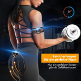 USB Rechargeable Wireless Fat-Burning Belt EMS Ab Trainer & Rechargeable Muscle Stimulator for Six-Pack Abs, Home Gym Fitness