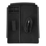 1pcs DC12V Car Front Center Console Storage Box With Power Cord Wireless Charger For Tesla For Model X For Model S 2016~2020