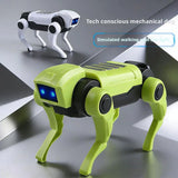 DIY Assembly RC Robot Dog Toy Remote Control Mechanical Robot Kit Science Teaching Model Electric Set Gift For Kids