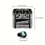 M25 TWS Wireless Headphones Bluetooth 5.3 Earbuds with LED Display Stereo, Touch Control & Noise Reduction Stereo Sound Headset