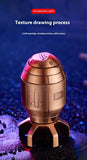 Metal Rotating Decompression Rotating Lighter Windproof Spray Flame Bullet Butane Inflatable Lighter Personalized Men's Gift