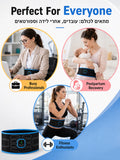 Smart EMS Core Trainer Belt, No Gel Required, 9 Intensity Levels, USB Rechargeable Muscle Stimulator for Home Fitness & Recovery