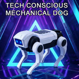 DIY Assembly RC Robot Dog Toy Remote Control Mechanical Robot Kit Science Teaching Model Electric Set Gift For Kids