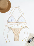 Micro Bikini Thong Women Swimsuits 2026 Sexy Swimwear String Bikini Set Halter Biquini Swim Suits Beachwear Female