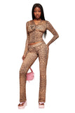 Iamgia New Front Shoulder Slim Fit Letter Printed Open Line Design Slim Fit Hooded Zipper Short Jacket Pants Set