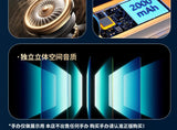 DIY Transparent Bluetooth Speaker RGB Colorful Lighting Computer Subwoofer Desktop Audio with High Volume Display BT AUX Play