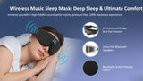 Sleep Headphones, 3D Sleep Mask Bluetooth Wireless Music Eye Mask, Sleeping Headphones For Side Sleepers Sleep Mask With