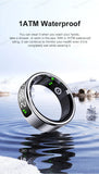 New R11 Smart Ring Men Women LED Display Screen Heart Rate Blood Oxygen Monitoring Waterproof Multi Sports Modes Smartrings