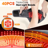 Electric foot and hand massager can vibrate and heat the ankles and ankles, and the bracket joints are portable, which can relax