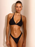 Miyouj Push Up Swimwear High Cut Bikinis Sexy Two Piece Suits Solid Bikini Set New Swimsuits String Bathsuit 2026 Swimsuit