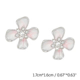 New Elegant Flower Shaped Headphone Rhinestones Buckles Clip On Attachment For FreeClip 1 2 Zircons Embellishment