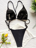 Sexy Extreme Mini Micro String Women Swimwear One Piece Swimsuit Female Cross Backless Monokini High Cut Bathing Suit Swim Lady