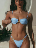 ZRTAK Two Piece Suit Bikinis 2026 Women Swimsuit Push Up Bathing Suit Sexy Bikinis Sets Swimwear Print Beachwear Solid Biquinis