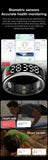Smart Ring Display Screen and Touch, Wireless Charging,Smart Control,Health Manager,5ATM Waterproof For Men Women New Rings