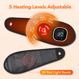 Electric foot and hand massager can vibrate and heat the ankles and ankles, and the bracket joints are portable, which can relax