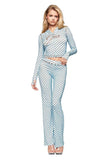 gia slim fit letter printed open thread design hooded zipper short jacket pants set