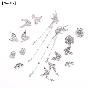 1Pairs Headphone Diameter Buckle Zircon Decorative Headphone Decoration Clip Removable Easy To Install Earbud Accessories