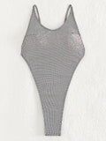 Sexy Extreme G String Mini Micro Thong Women Swimwear One Piece Swimsuit Female Backless Monokini Bather Bathing Suit Swim Lady