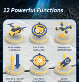 NEW 1:30 Mini RC Flying Cars Air-Ground 2-in-1 Professional Dual Mode Quadcopter Racing Electric Transforming Toy Boy Ideal Gift