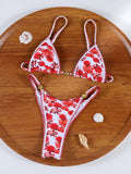 ZRTAK Sexy 2026 Floral Bikini Micro Thongs Bathing Suit Swimsuit Women Biquini Bandage Beachwear Swimwear 2 Piece Bikini Sets