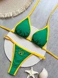 Asymmetric G String Bikinis Mini Micro Thong Bikini Female Swimsuit Women Swimwear Two-pieces Bikini Set Brazilian Bathing Suit
