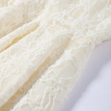 V Neck Halter Lace Mini Skirt Women Fashion Waist Cinched A Line Dress Backless Sleeveless Short Vestidos Summer Lady Dresses