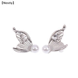 1Pairs Headphone Diameter Buckle Zircon Decorative Headphone Decoration Clip Removable Easy To Install Earbud Accessories
