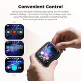 Wireless Bluetooth Headset HTC AI Translator Headphones Low Latency 30-Hour Battery Life Clear Sound Full HD LCD Screen for Musi