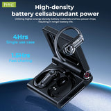 HTC NE80 TWS Wireless Bluetooth Earbuds HiFi Stereo Earphone HD Touch LCD Display Long Battery Life for Travel Business