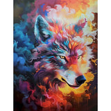GATYZTORY Diy Paint By Numbers For Adults Beginners Wolf Animals Acrylic Painting By Number Kits Home Decoration Frameless