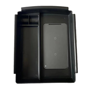Car Console Armrest Storage Box Phone Wireless Charger For Tesla For Model X 2016 -2020 For Tesla For Model S 2016 -2020 Black