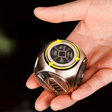 Hot selling Four sided Rotating Gyroscope Decompression Dice Direct Charge Desktop Toy Gift Metal Inflatable Lighter