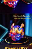 M02 Bluetooth Speaker Optimus Prime Mini Wireless Speakers Stereo Transformers LED Flashing Light BT Boombox FM Mp3 Audience