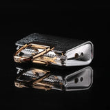Mini Fashion Women's Bag Inflatable Lighter Open Flame Butane Gas Metal Lighter Women's Gift Cigarette Accessories
