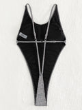 Sexy Extreme G String Mini Micro Thong Women Swimwear One Piece Swimsuit Female Backless Monokini Bather Bathing Suit Swim Lady