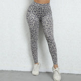 Cloud Hide SEXY Leopard Yoga Set Women Sports Wear Gym Tracksuit Clothes Workout Leggings Crop Top Bra Fitness Suit Sportswear
