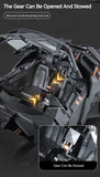 Large Scale 1:18 Batmobile Car Model Toy The Dark Knight Trilogy Sound Light Sliding Spray Alloy Vehicle Models Ornaments Gifts