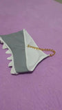 Women Sexy Shark Connected With Decorative Chain Swimwear Sexy Gather Backless Split Bathing Bodysuit Swimming Suit Beach Wear