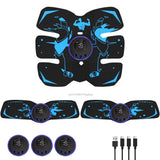 USB Rechargeable Wireless Fat-Burning Belt EMS Ab Trainer & Rechargeable Muscle Stimulator for Six-Pack Abs, Home Gym Fitness