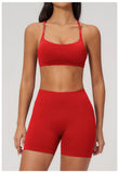 2PCS Yoga Suit Women Tracksuit Sports Bra High Waist Leggings Outfit Gym Set Fitness Athletic Wear Workout Clothes Sportswear