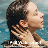 Smart Ring for Women & Men, Waterproof Fitness Tracker Ring with Sleep Monitoring, Pedometer & Calories Counter ,compatible with IPhone and Android,smart Gift