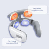 TENS Pulse Neck Massage Household Cervical Spine Massager Wireless Smart Sholder Cervical Massager Heating Muscle Punch Beating