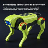 DIY Assembly RC Robot Dog Toy Remote Control Mechanical Robot Kit Science Teaching Model Electric Set Gift For Kids