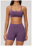 2PCS Yoga Suit Women Tracksuit Sports Bra High Waist Leggings Outfit Gym Set Fitness Athletic Wear Workout Clothes Sportswear