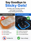 Smart EMS Core Trainer Belt, No Gel Required, 9 Intensity Levels, USB Rechargeable Muscle Stimulator for Home Fitness & Recovery