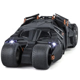 Large Scale 1:18 Batmobile Car Model Toy The Dark Knight Trilogy Sound Light Sliding Spray Alloy Vehicle Models Ornaments Gifts